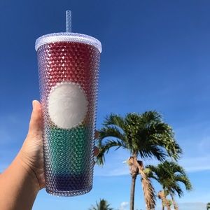 RAINBOW Studded PRIDE 🏳️‍🌈 Starbucks Tumbler Cup